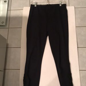 Rag and Bone Black Simone Lace up pants